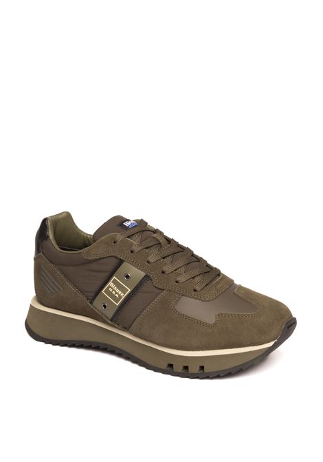 sneaker tokyo verde militare BLAUER | F4TOKYO01NYL/SUEDE-MILITARY GREEN